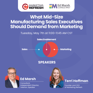 digital marketing for manufacturers discussion with terri hoffman and ed marsh